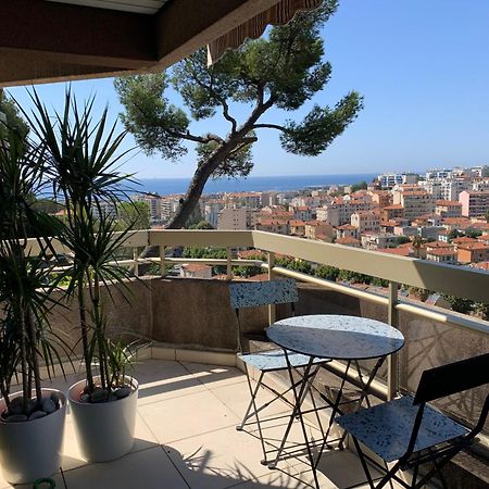 Ferienwohnung Nice, Grand Studio - Piscine - Terrasse Vue Mer Exterior foto