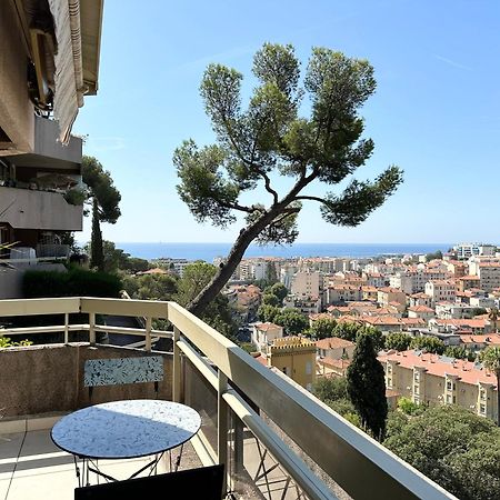 Ferienwohnung Nice, Grand Studio - Piscine - Terrasse Vue Mer Exterior foto