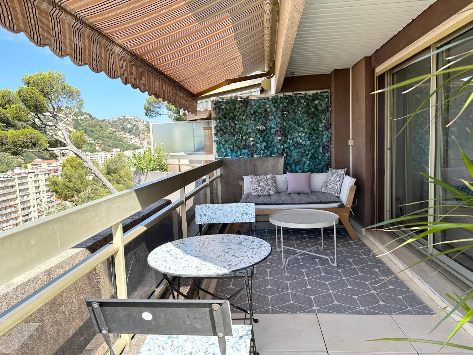Ferienwohnung Nice, Grand Studio - Piscine - Terrasse Vue Mer Exterior foto